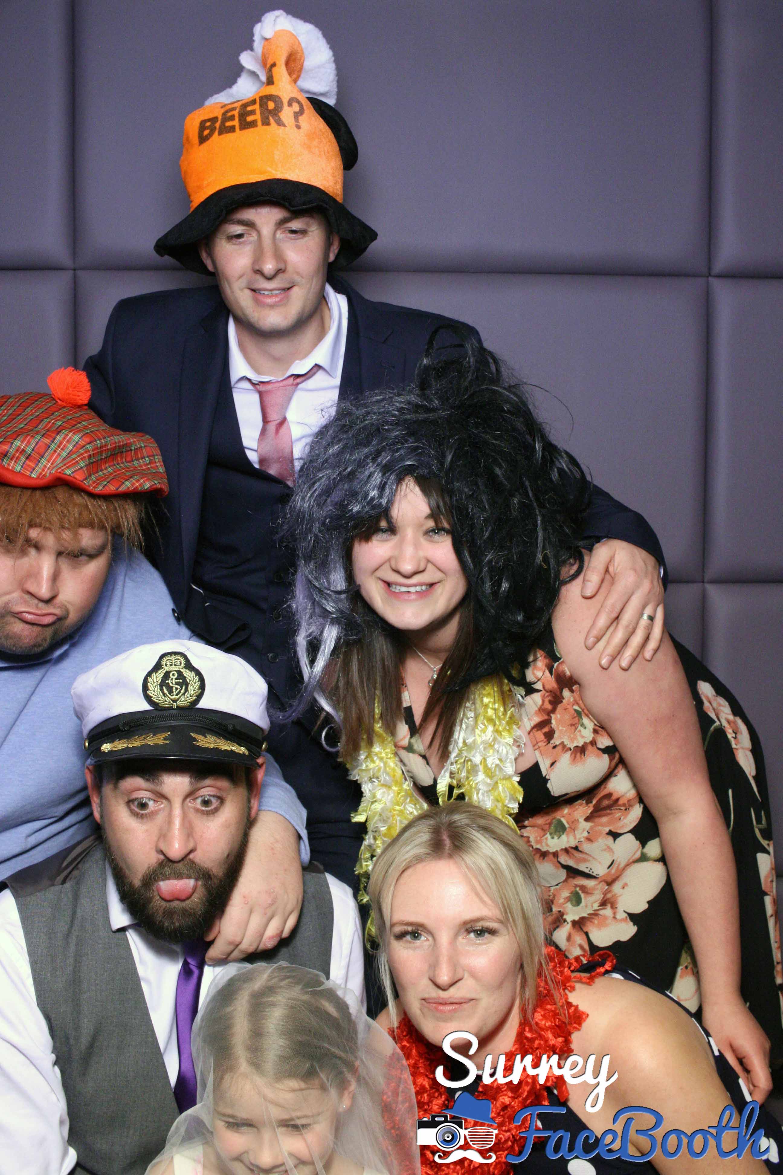Louise & James' Wedding | View more photos from the event at galleries.surreyfacebooth.co.uk/u/Surrey-FaceBooth/Louise-James-Wedding